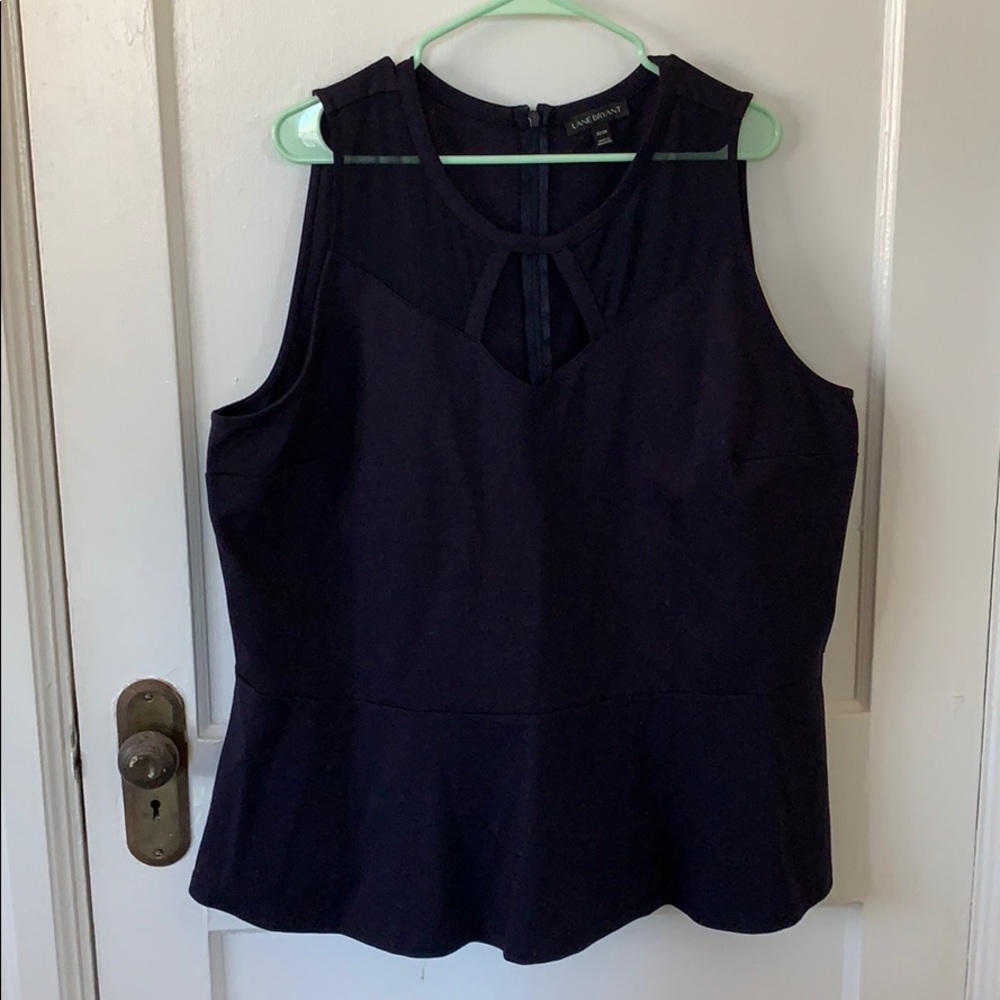 Lane Bryant - Peplum top - Picture 3 of 7